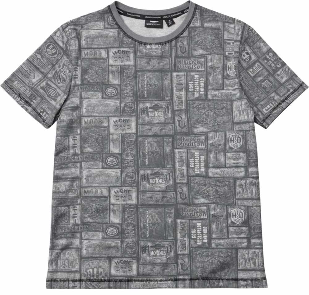 Harley-Davidson All-Over Print Graphic T-Shirt 2XL